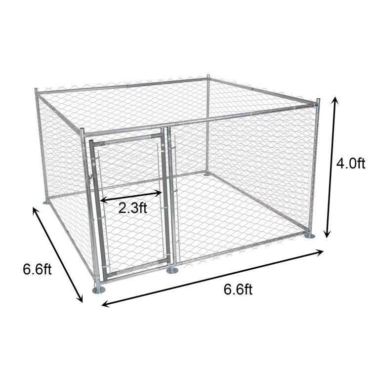 Metal dog hot sale kennel sizes